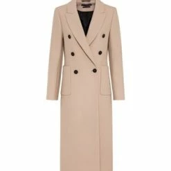 HALLHUBER Blazermantel In Midilänge Aus Mulesing-freiem Schurwolle-Mix Almond