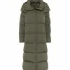 HALLHUBER Midi-Daunenmantel Mit Abnehmbarer Kapuze Und Seitlichen Druckknöpfen Bay Leaf