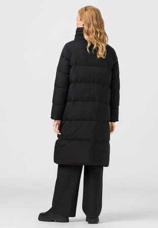 HALLHUBER Daunenmantel Mit Wasserabweisendem Finish Und Hohem Stehkragen Black – Bild 3