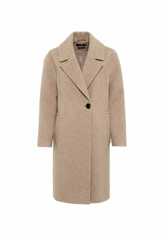 HALLHUBER Blazermantel Aus Recyceltem Wolle-Flanell Almond Melange