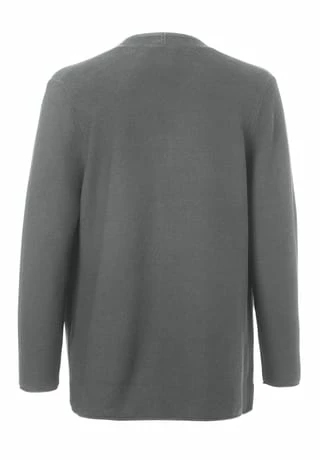 VIA APPIA -DUE- Strickjacke Schiefer – Bild 2