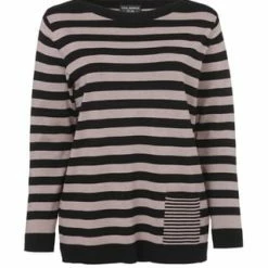 VIA APPIA -DUE- Pullover U-Boot, 100781 SCHWARZ/TO, 46 100781 SCHWARZ/ TO