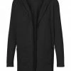 VERO MODA® Cardigan, Offene Form, Kapuze, Für Damen 177868001 BLACK/ M