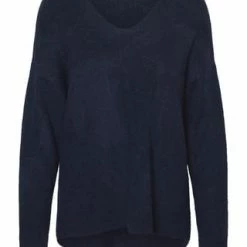 VERO MODA® Strickpullover, V-Ausschnitt, Für Damen 188780002 NAVY BL