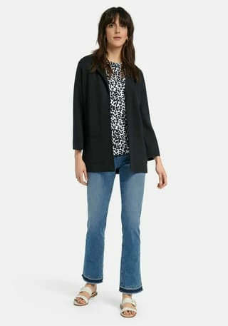 Peter Hahn Strickjacke Cardigan Marine – Bild 3