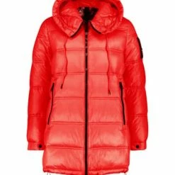 BETTY BARCLAY Steppjacke Mit Kapuze Fiery Red