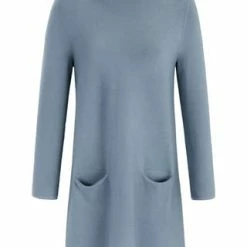 Peter Hahn 3/4 Arm-Pullover Cotton Rauchblau