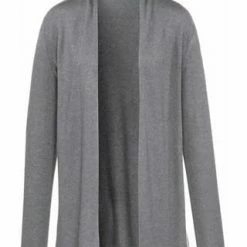 Peter Hahn Cardigan Silk Grau-melan