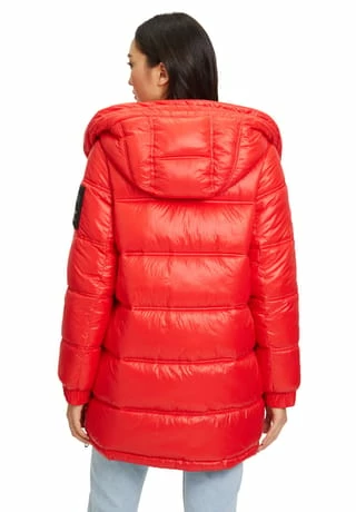 BETTY BARCLAY Steppjacke Mit Kapuze Fiery Red – Bild 4