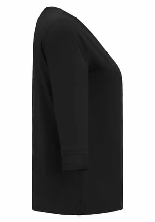 ANNA AURA Shirtjacke Cardigan Schwarz – Bild 4