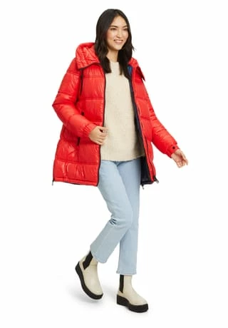 BETTY BARCLAY Steppjacke Mit Kapuze Fiery Red – Bild 5