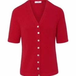 Peter Hahn Strickjacke Cardigan Rot