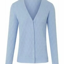 Peter Hahn Strickjacke Cotton Hellblau