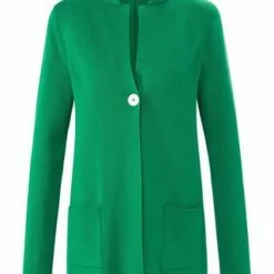 Peter Hahn Strickjacke Cotton Grün