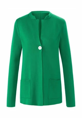 Peter Hahn Strickjacke Cotton Grün