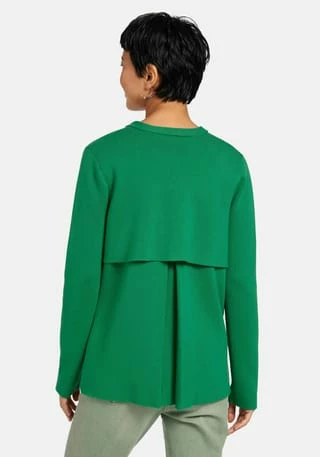 Peter Hahn Strickjacke Cotton Grün – Bild 10