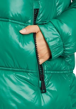 BETTY BARCLAY Steppjacke Mit Kapuze Tannengrün – Bild 6