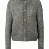 Peter Hahn Strickjacke Wool Grau-melange