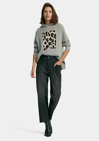 Peter Hahn Pullover Cotton Hellgrau – Bild 2