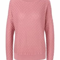 Peter Hahn Pullover Cotton Dunkelrose