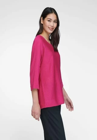 EMILIA LAY 3/4 Arm-Pullover Viscose Pink – Bild 5