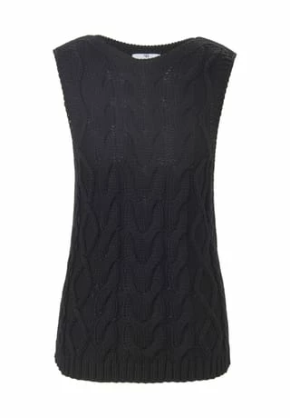 Peter Hahn Pullunder Cotton Schwarz