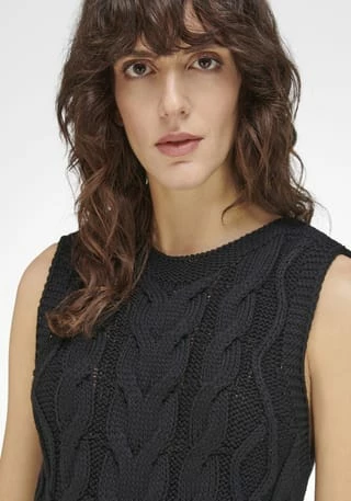 Peter Hahn Pullunder Cotton Schwarz – Bild 6