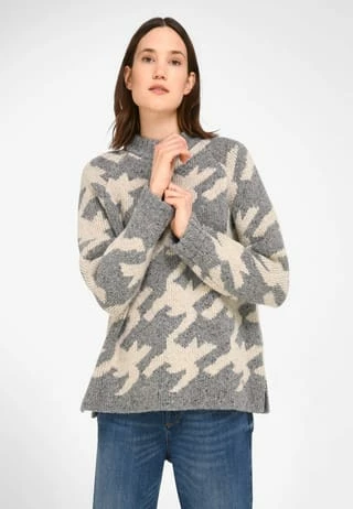 DAY.LIKE Pullover Wool Schiefer/ Stein/ Melange – Bild 2