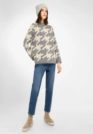 DAY.LIKE Pullover Wool Schiefer/ Stein/ Melange – Bild 3