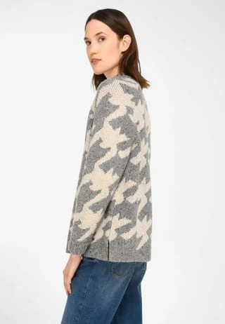 DAY.LIKE Pullover Wool Schiefer/ Stein/ Melange – Bild 5