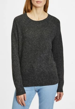 ONLY® Pullover, Rundhals, Für Damen Schwarz – Bild 2