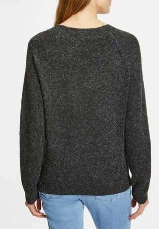 ONLY® Pullover, Rundhals, Für Damen Schwarz – Bild 3