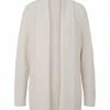DENIM TOM TAILOR Cardigan, Uni, Stahlkragen, Für Damen 30224 CLOUD GREY