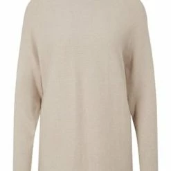 DENIM TOM TAILOR Pullover, U-Boot-Ausschnitt, Für Damen 24540 COZY BEIGE