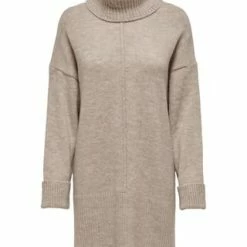 ONLY® Pullover "TATIANA", Rollkragen, Feinstrick, Seitenschlitze, Für Damen 183019001 HUMUS/ W