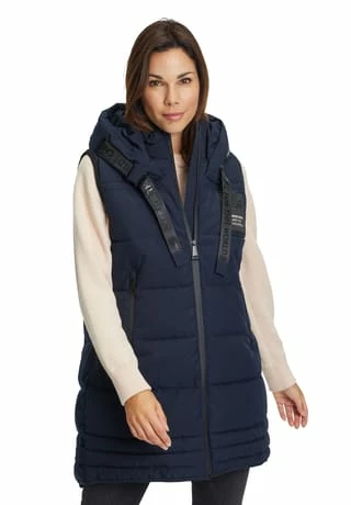 BETTY BARCLAY Steppweste Mit Kapuze Dunkelblau – Bild 3