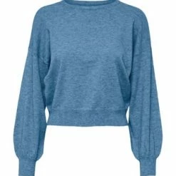 ONLY® Pullover, Rundhals,-Ausschnitt, Rippbündchen, Uni, Für Damen Allure