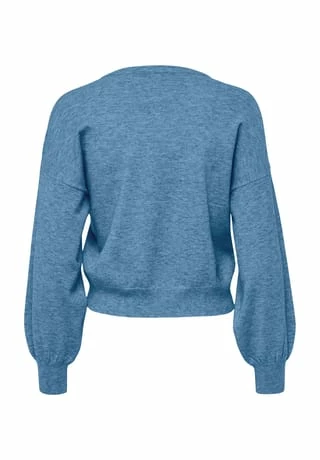 ONLY® Pullover, Rundhals,-Ausschnitt, Rippbündchen, Uni, Für Damen Allure – Bild 2