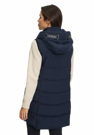 BETTY BARCLAY Steppweste Mit Kapuze Dunkelblau – Bild 4