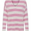 ONLY® Pullover, V-Ausschnitt, Streifen, Für Damen 177922011 CLOUD D