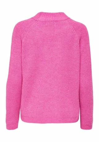 ONLY® Pullover, Langarm, Rundhalsausschnitt, Stehkragen, Für Damen 283135001 STRAWBE – Bild 2