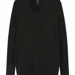 Mavi Strickpullover, V-Ausschnitt, Für Damen 900 BLACK
