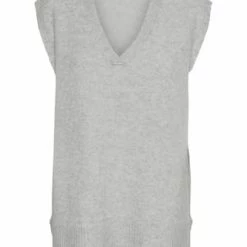 VERO MODA® Pullunder, V-Ausschnitt, Für Damen 178994 LIGHT GREY