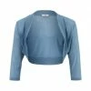 Vera Mont Bolero-Jacke Im Glitzer-Look Blue/ Silver