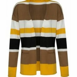 FRANK WALDER Strickjacke 1/1 Ärmel Go Wild Mehrfarbig