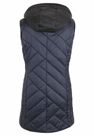 GIL BRET Steppweste Mit Abnehmbarer Kapuze India Ink – Bild 2