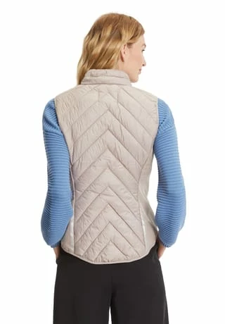 BETTY BARCLAY Steppweste Mit Stehkragen Beige – Bild 4