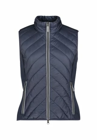 BETTY BARCLAY Steppweste Mit Stehkragen Dunkelblau