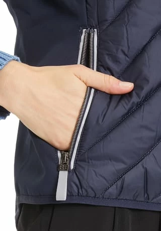 BETTY BARCLAY Steppweste Mit Stehkragen Dunkelblau – Bild 7