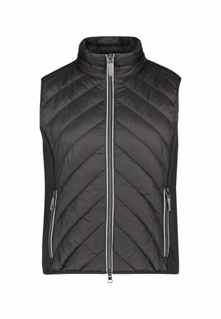 BETTY BARCLAY Steppweste Mit Stehkragen Schwarz